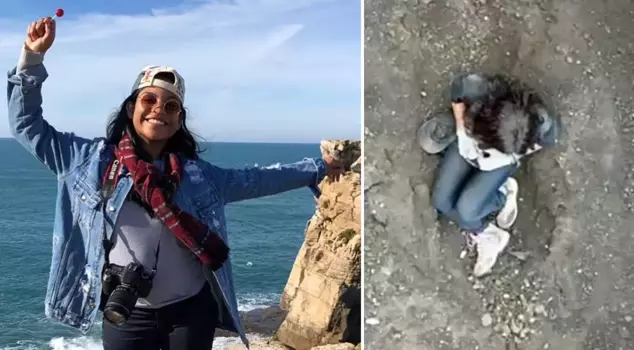 The lifeless body of the tourist who fell into the volcano was found 4 days later.