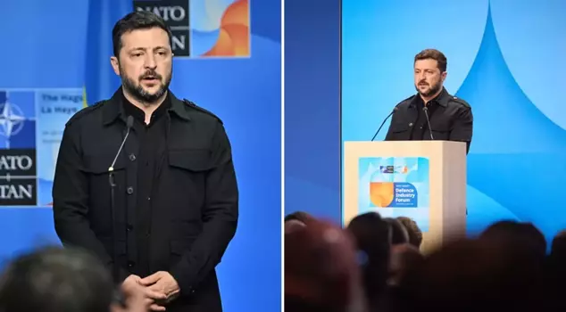 Zelensky wore a suit for the first time in four years.