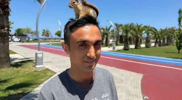 The squirrel he found injured in nature became his closest friend.