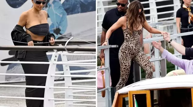 Businessman Jeff Bezos's fairy-tale wedding has begun! The Kardashians shook Venice!