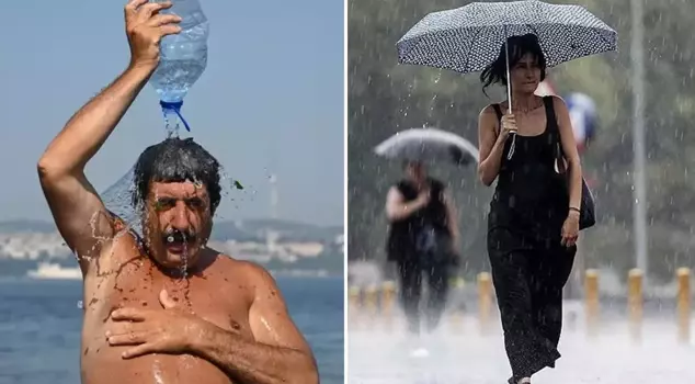First extreme heat, then heavy rain! A sharp drop in temperatures.