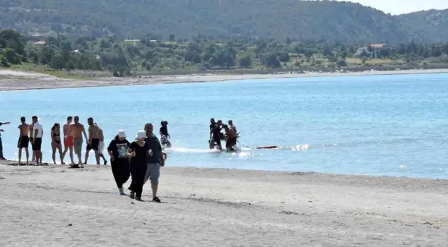 A 17-year-old youth experienced a drowning risk at Salda Lake.