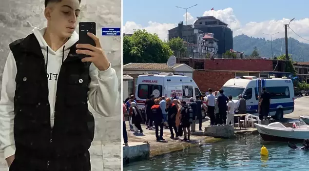 A 15-year-old boy drowned in the sea while trying to cool off.