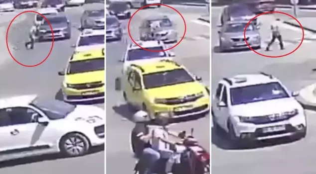 The car hit it and continued on its way as if nothing had happened.