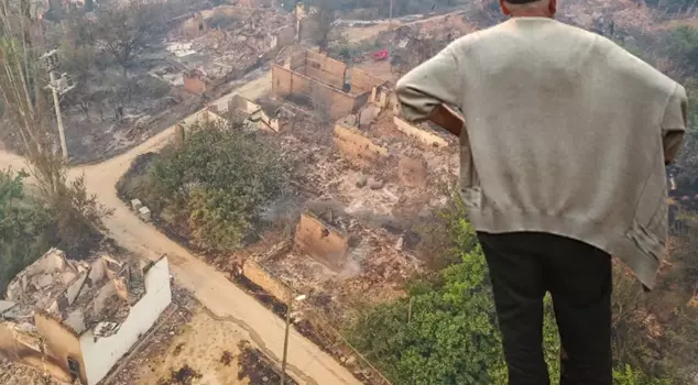 In the fire that jumped from Sakarya to Bilecik, the village was reduced to ashes; the images are horrifying.