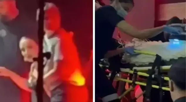The artist Sevcan Orhan collapsed on stage! She was taken to the hospital.
