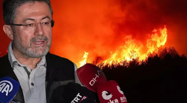 Minister Yumaklı: We intervened in 1,459 fires within a month.