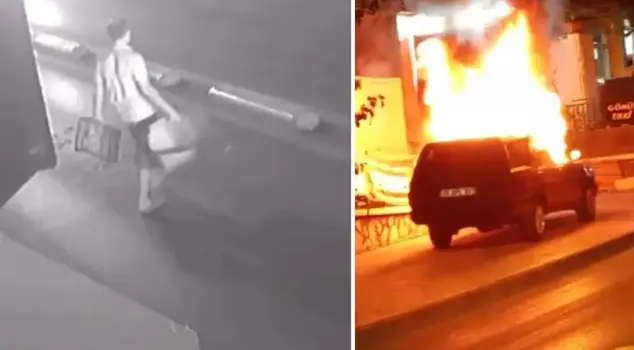He set fire to his wife's car, who wanted a divorce.