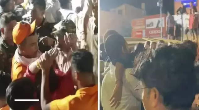 Stampede at religious ceremony in India: 3 dead, over 50 injured.