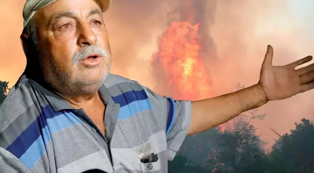 While watching the news about the forest fire in Izmir, he found the flames at his doorstep.