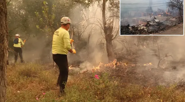 Turkey's lungs are burning: The village of Köprücek has been completely reduced to ashes.