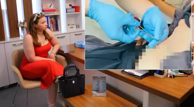 A woman who went to the hospital with complaints of weakness experienced the shock of her life! She couldn't believe what came out of her abdomen.
