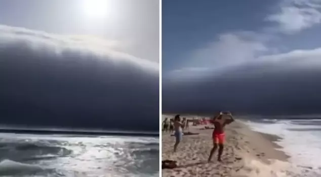 In Europe, scorched by the heat, frightening natural events have been observed.