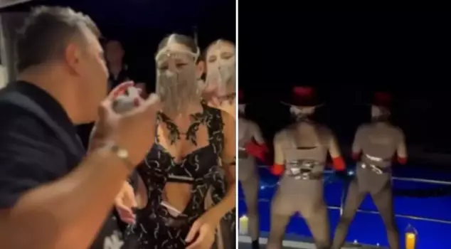 The owner of Aras Kargo celebrated the court decision by having a belly dancer perform.