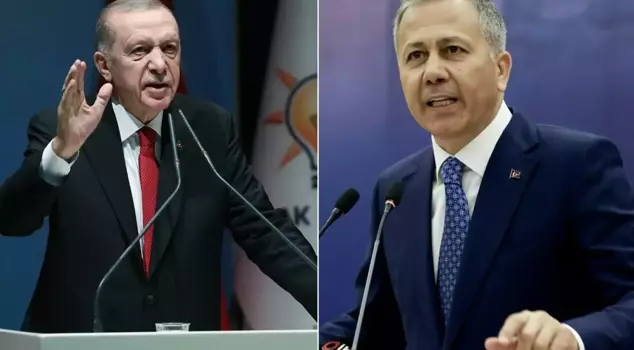 Did Erdoğan leave the meeting because of Yerlikaya's speech? There is a statement.