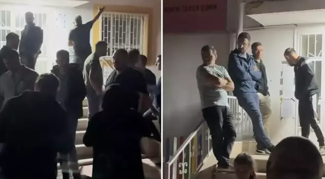 The image is from Turkey! They lined up overnight for their children.
