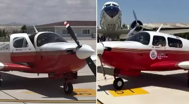 إليك آخر لقطات الطائرة التي سقطت في بايبورت.