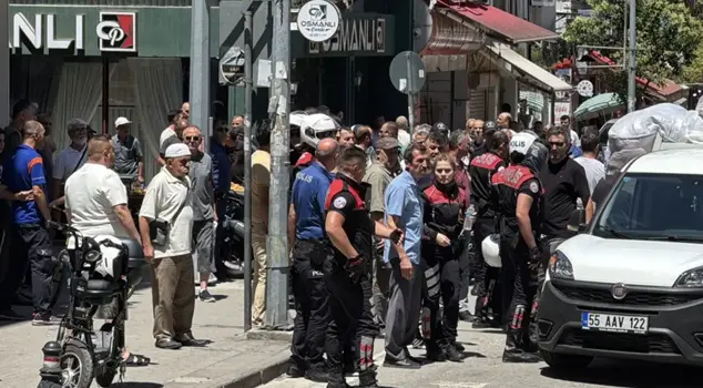 A woman kicked a police officer, chaos ensued: 5 arrests.