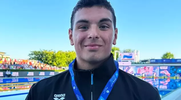 National swimmer Nusrat Allahverdi becomes the European champion in the youth category.