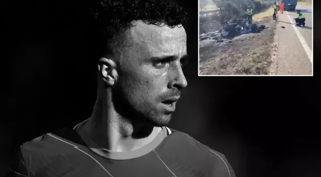 The car was reduced to ashes! Images of the crash site where Jota lost his life have emerged.