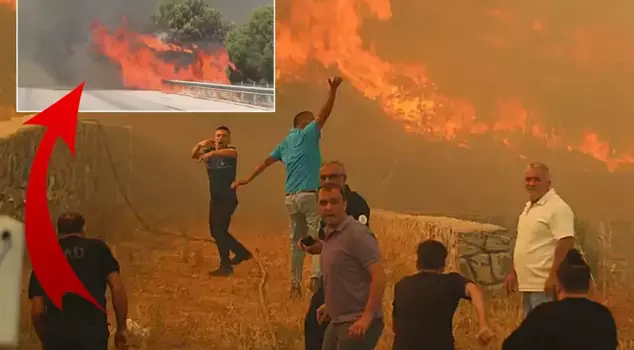 The fires in Çeşme and Ödemiş have grown! The highway area is ablaze, and there are casualties.
