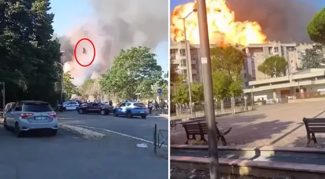 Explosion at a gas station in Rome! There are more than 20 injured.