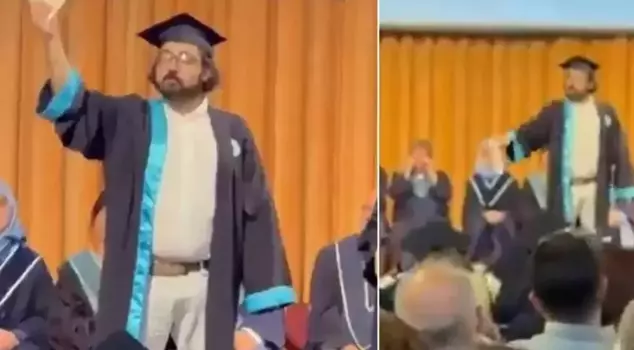 تَمَّ الإفراج عن دوروك دوروجو الذي مزق الشهادة في حفل التخرج.