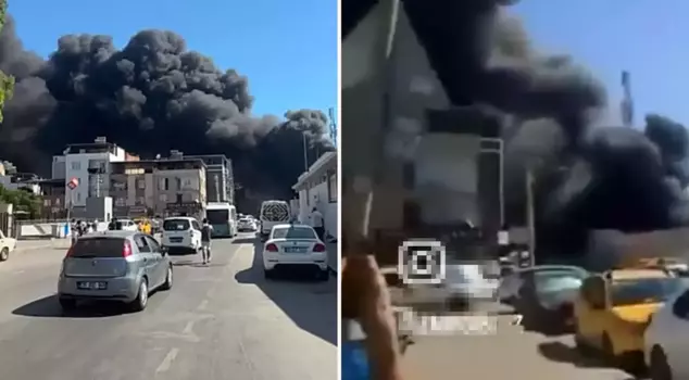The uncollected garbage in Buca burned fiercely.