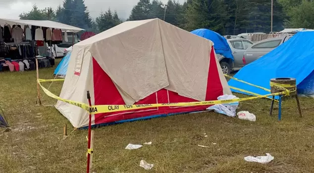 The young police officer died from poisoning in the tent where he was staying in the plateau.