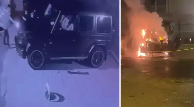 In Sarıyer, SUVs worth 30 million lira belonging to businesspeople were set on fire.