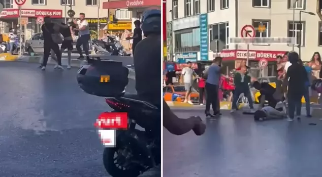 He assaulted the women they were arguing with using a motorcycle helmet.