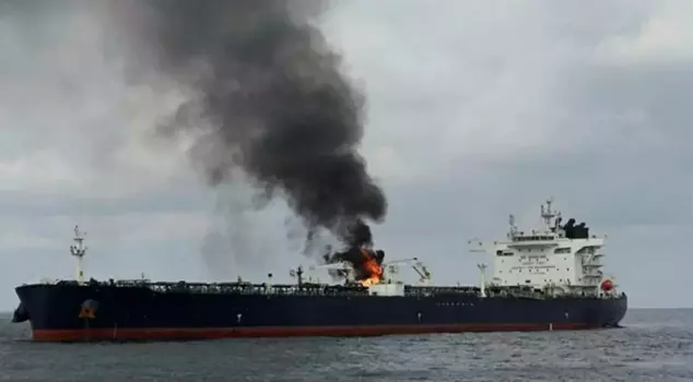 A Greek cargo ship sank in the Red Sea as a result of an armed attack.