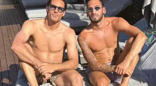 Exciting development for Galatasaray fans! Yan Sommer and Hakan Çalhanoğlu are on vacation at the same hotel.