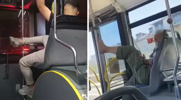 The images that make you say 'enough' on IETT buses.