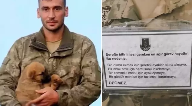 The last message of the martyr soldier: The heaviest duty that must be completed with honor is life.