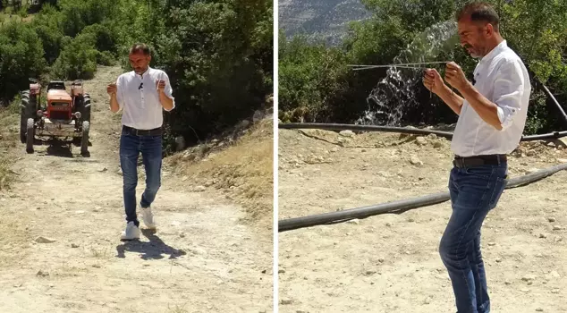 He solved the water shortage in his hometown after retiring.