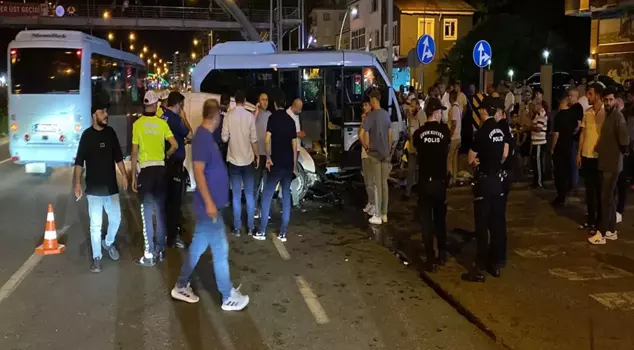 In Rize, two vehicles collided! 10 injured.