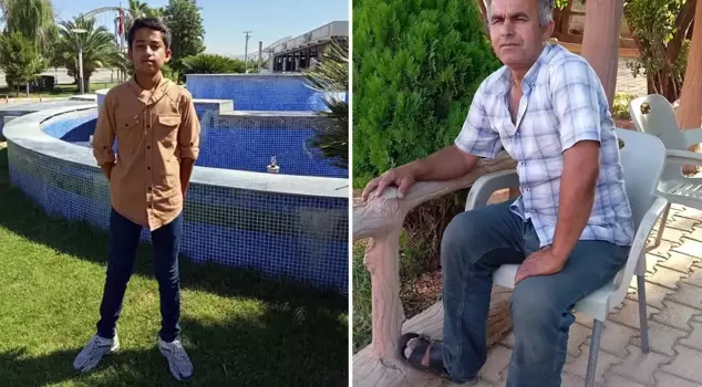 After the truck overturned and caught fire, the father and son lost their lives.