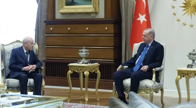Surprise meeting in Ankara! President Erdoğan received Bahçeli.