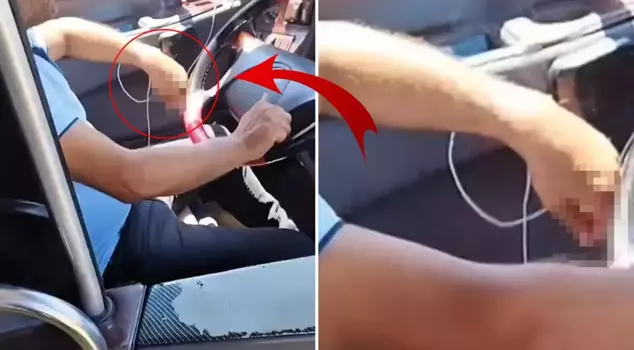 The IETT driver who was smoking went crazy when warned: 