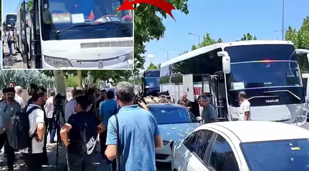 Four buses departed from Diyarbakır for the disarmament ceremony.