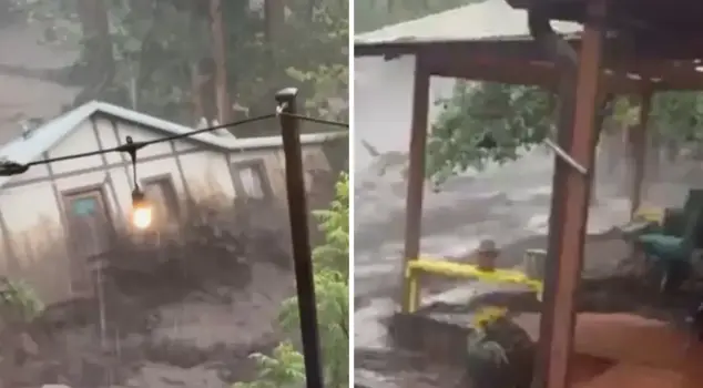 In Texas, neighborhoods turned into rivers, and houses were swept away like toys.