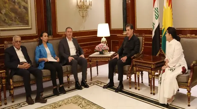 The DEM Party delegation visited the President of the Kurdistan Region, Nechirvan Barzani.