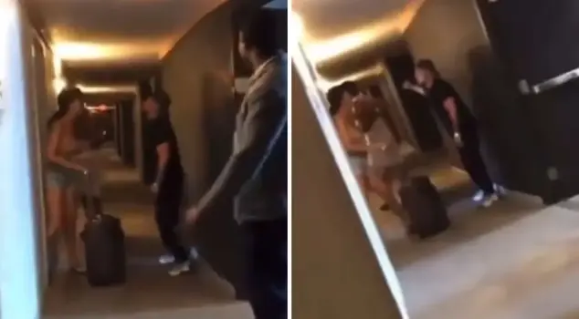 He covered his girlfriend's hotel expenses and caught her in the room with another man!