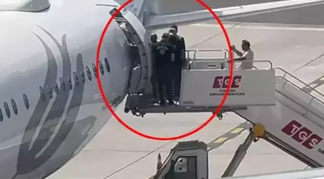 The editor of Leman magazine was detained at the apron.