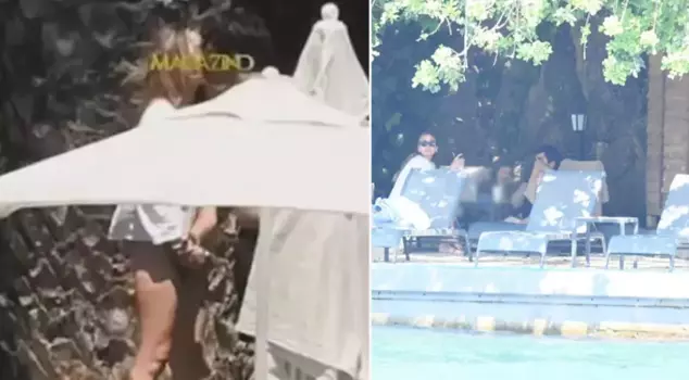 Mert Ramazan Demir was caught lip to lip with his mysterious love in Bodrum.
