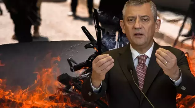 The first comment from Özgür Özel on the PKK's destruction of weapons.