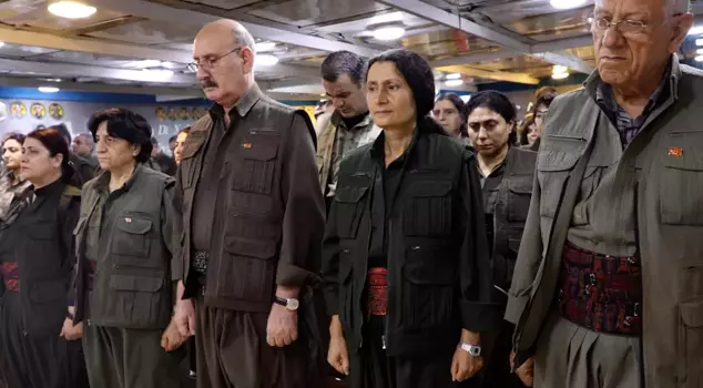 Who is attending the PKK's disarmament ceremony? There are high-profile individuals present.