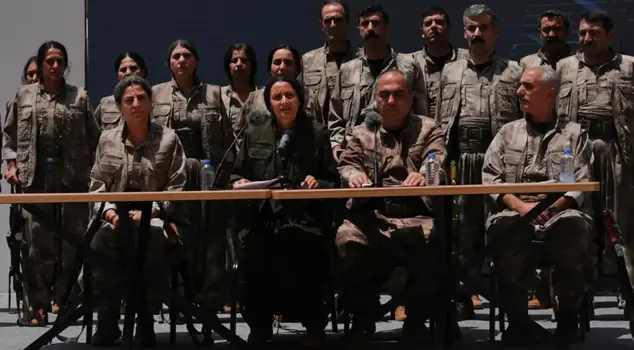 The identities of the PKK members who destroyed their weapons by burning them have been revealed! Here is the real name of Bese Hozat.