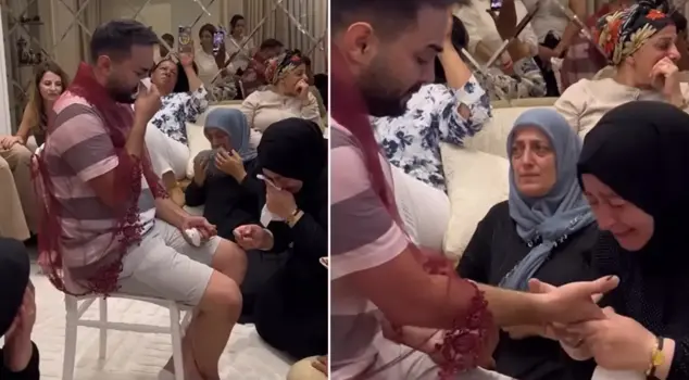 In May, the wedding ceremony, in July, the wedding! Kadir Ezildi couldn't hold back his tears at the henna night.